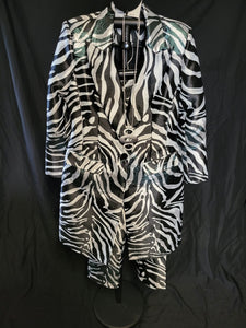 Black And White Zebra Print Set