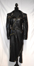 Load image into Gallery viewer, Black Faux Leather Dress
