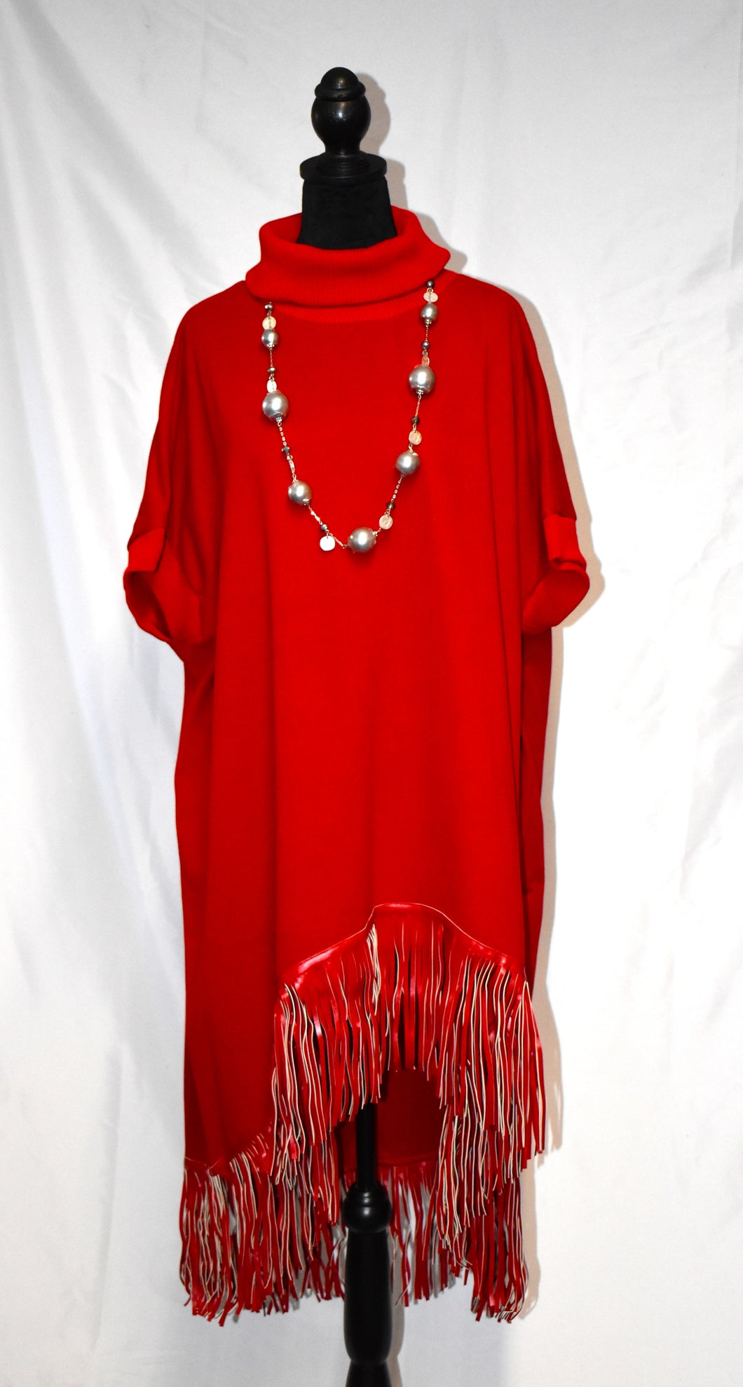 Red Fringe Dress