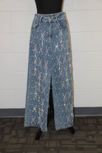 Load image into Gallery viewer, Bling Drip Denim Two Piece Set
