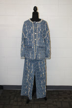 Load image into Gallery viewer, Bling Drip Denim Two Piece Set
