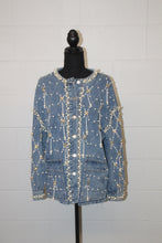 Load image into Gallery viewer, Bling Drip Denim Two Piece Set
