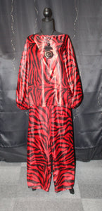 Red and Black Zebra Two Piece Set