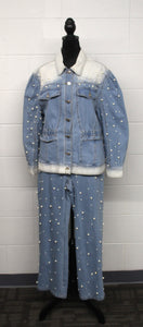 Pearl Denim Set