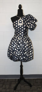 Silver Shine Puff Skirt Set