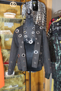 Black Eyelet Jacket