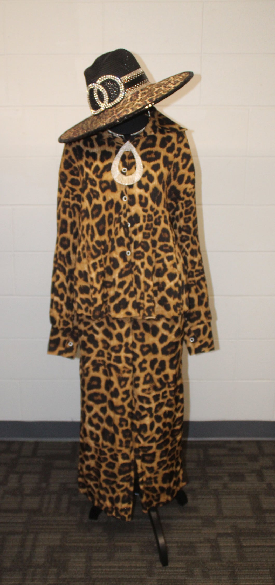 Cheetah Print Two Piece Set