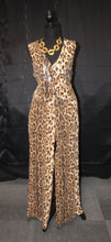 Load image into Gallery viewer, Cheetah Print Sequin Vest Set
