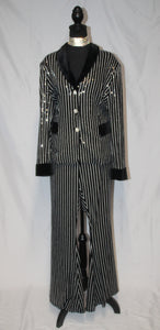 Sequin Pinstripe Suit