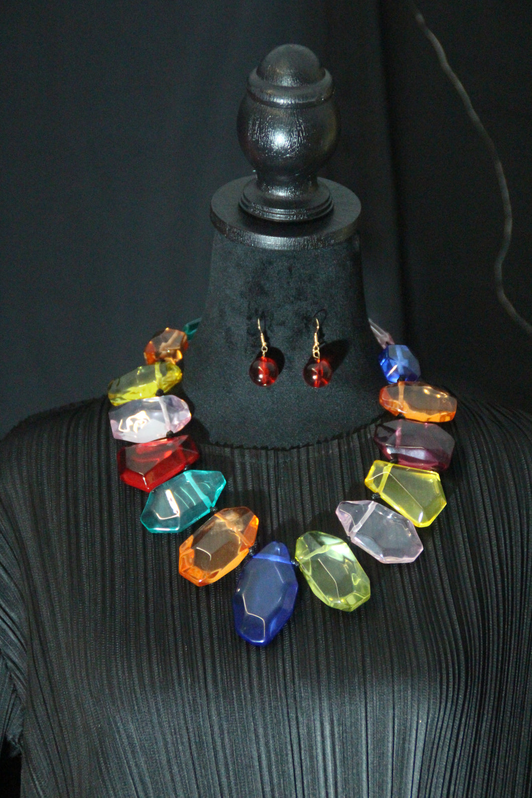 Rainbow Stone Necklace