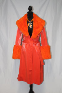 Orange Fur Coat