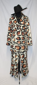 Leopard Coat Set