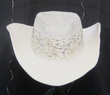 Load image into Gallery viewer, White Glam Hat
