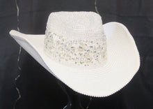 Load image into Gallery viewer, White Glam Hat
