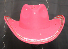 Load image into Gallery viewer, Pink Rhinestone Hat
