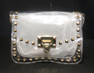 Clear Stud Handbag