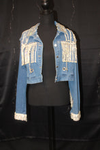 Load image into Gallery viewer, Denim Glam Jacket Set
