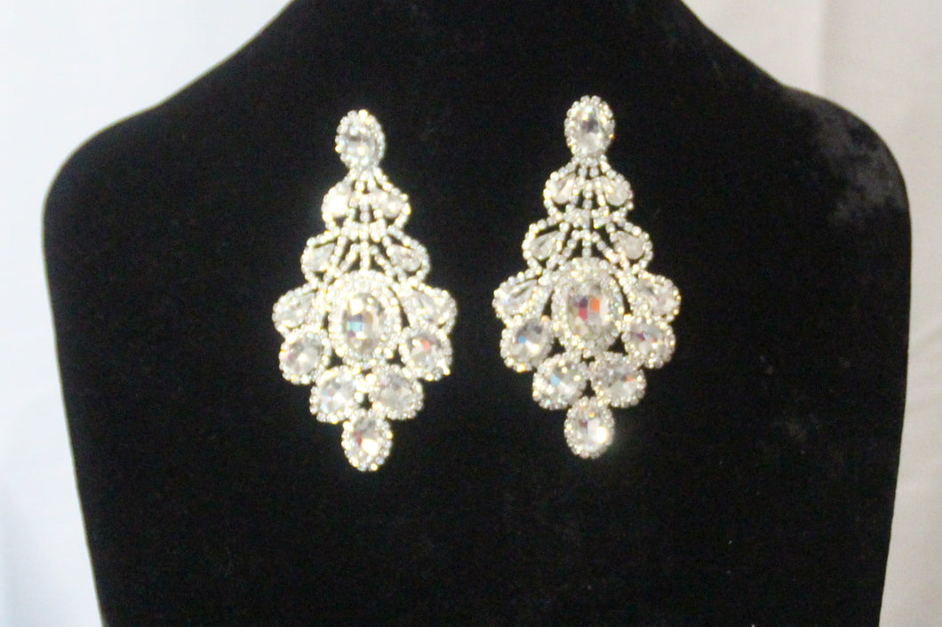 Silver Chandelier Earrings