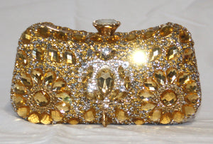 Gold Gemstone Clutch