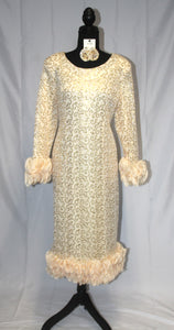 Gold Swirl Dress