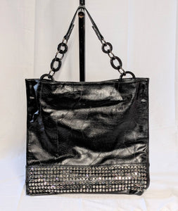 Black Stud Tote Bag