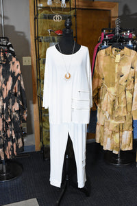 White Zipper Set