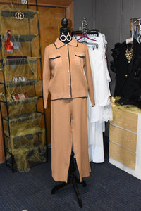 Tan Knit Set