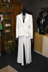 Multicolor Rhinestone Blazer Set