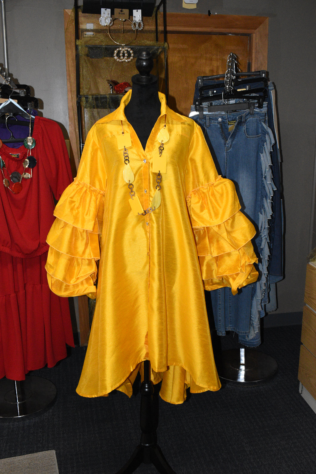 Sunshine Ruffle Dress