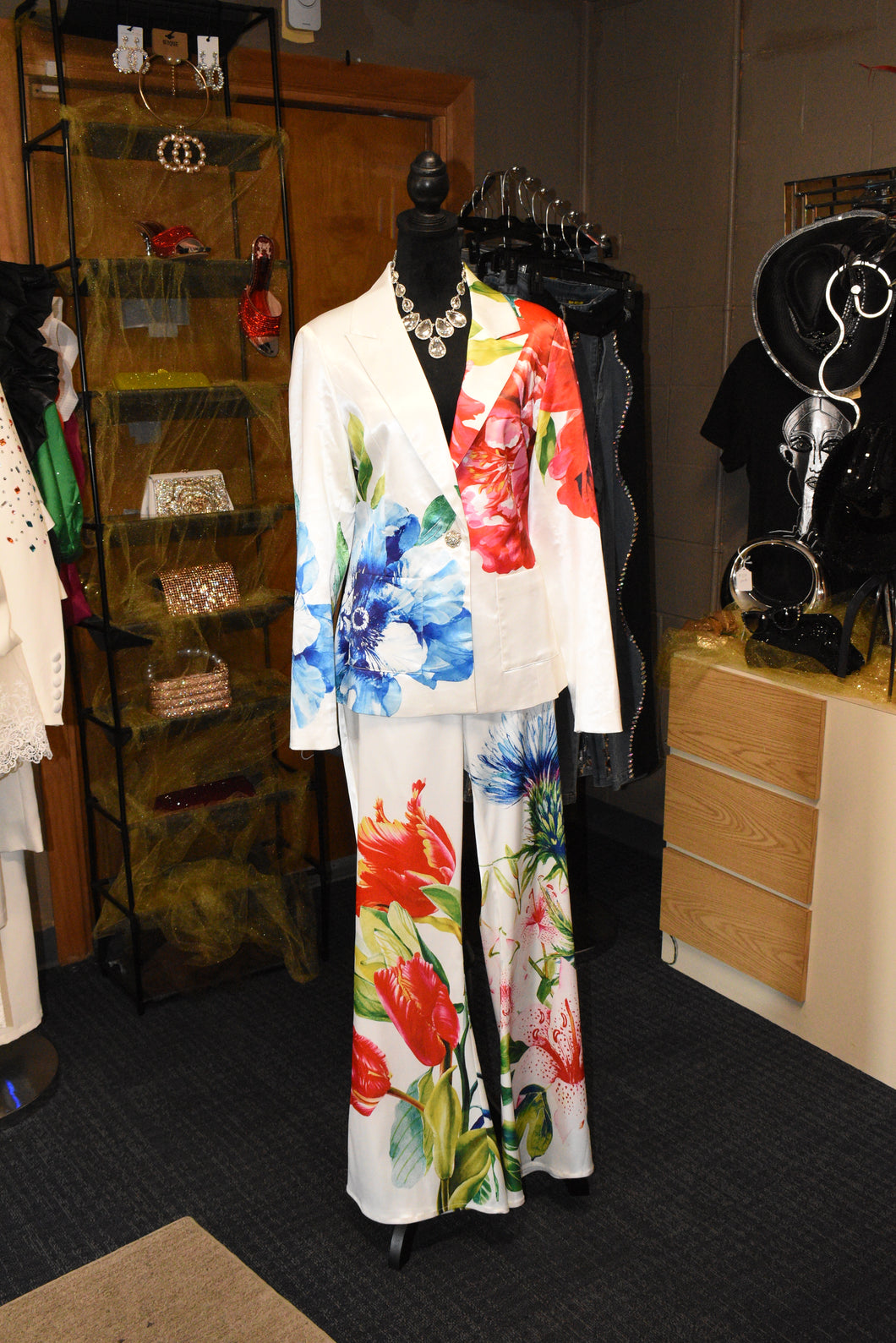 Flower Blazer Set